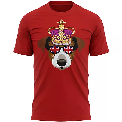 £14.99 • Buy King Charles Coronation Funny T Shirt Mens Jack Russell Union Him 2023 Men
