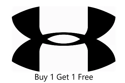 ~*~ UNDER ARMOUR Logo Vinyl Decal Wall Buy 1 Get 1 Free • $1.75