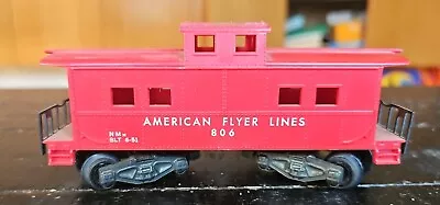 Gilbert American Flyer #806 Caboose Vintage American Flyer Lines (F92) • $11.95