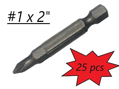 DRIVE BIT PHILLIPS #1x2  (25 PACK) • $16.99