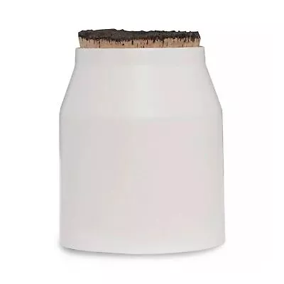 Tower NL826200 Natural Life Medium Ceramic Storage Jar Weathered Cork LidWhite • £9.99