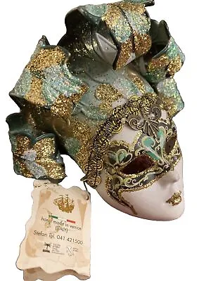 Ornate Small Mask LA MASCHERA DEL GALEONE From Italy Gorgeous Art • $18
