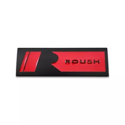 Black&Red Metal Roush Logo Emblem Performance Bagde Racing Sport Sticker Decal • $5.99