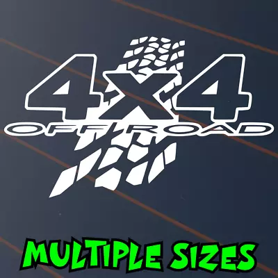 4x4 Off Road Sticker Car Decal 4WD Ute Offroad Tyre Tracks Suits Hilux Ranger • $6.50