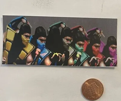 Sub Zero Mortal Kombat Holographic Sticker Decal • $2