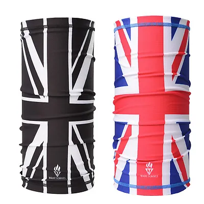 Union Jack Neck Tube Snood Scarf UK Neck Warmer Face Mask Lightweight Bandana • £9.99