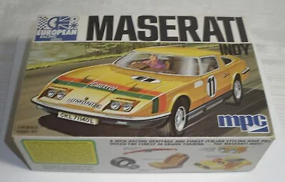Maserati Indy Model Kit 1/32 MPC Collectors Quality Condition • $49.99