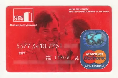 Credit Card Bankcard Home Credit Bank RUSSIA MasterCard • $6.92