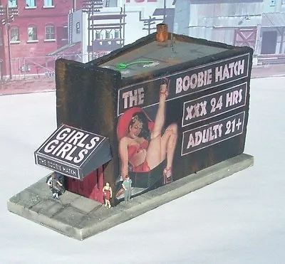 Downtown Deco N Scale Building Structure Boobie Hatch Strip Club • $35.95