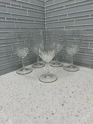 Vintage Luminarc Wine Glasses D'Arches Made In France Set Of 5 (6 3/4”) • $34.99