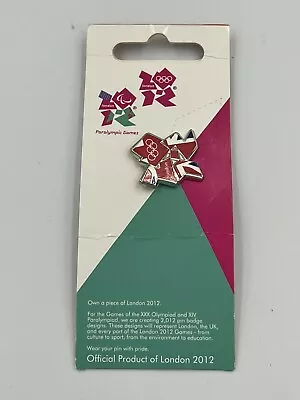 LONDON 2012 PARALYMPIC GAMES Pin Badge UK Flag Logo • $7.95