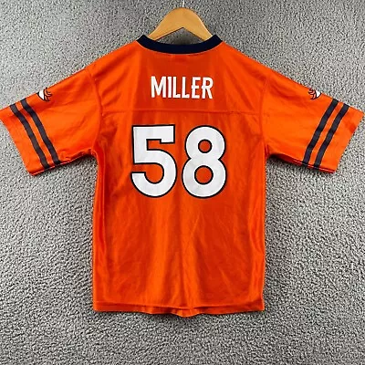 Denver Broncos Von Miller #58 NFL Football Jersey Youth Boys Size 2XL Orange • $13.99