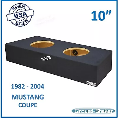 Fits Ford Mustang Coupe 1982-2004 10  Dual Sealed Sub Box Subwoofer Enclosure • $290