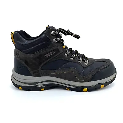 Mens 10.5 Skechers Trego Pacifico Hiking Boots Waterproof Relaxed Fit 65672 2021 • $39.99