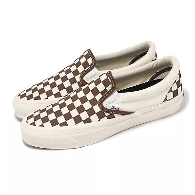 Vans Slip-On Reissue 98 LX Checkerboard Coffee Men Unisex Casual VN000CSECFF • $174.90