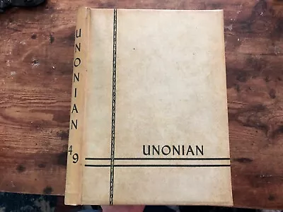 Vintage 1949 UNONIAN Mount Union College University Yearbook Alliance Ohio  • $19.99