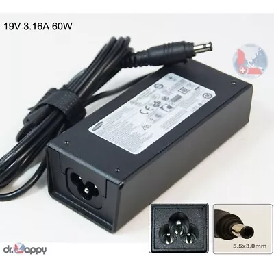 60W AC Power Aadapter Charger For Samsung Np350v5c Np355v5c Np355e7c Np365e5c • $37