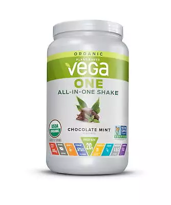 Vega One Organic Vegan Protein Powder Chocolate Mint 20g Protein 1.6 Lb Vitamins • $79.88