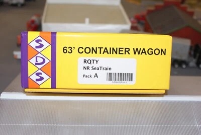 Sds Rqty Sea Train  Flat Cars Made By Sds Suit Auscision Pack A • $150