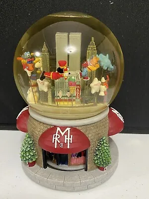 Macy’s Thanksgiving Day Parade Snow Globe 2000 World Trade Center NYC Skyline • $50