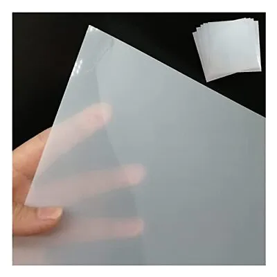 BANLTRE 10 Sheets 10 Mil Mylar Sheet 12 X 12 Inch Milky Translucent PET Blank... • $16.97