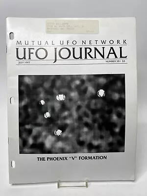 UFO Journal Mutual UFO Network MUFON Magazine #351 JULY 97 PHOENIX V FORMATION • $19.99