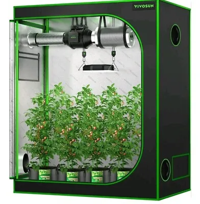 New VIVOSUN S425 4x2ft Grow Tent 48 X24 X60  High Reflective Mylar Non Toxic • $94.99