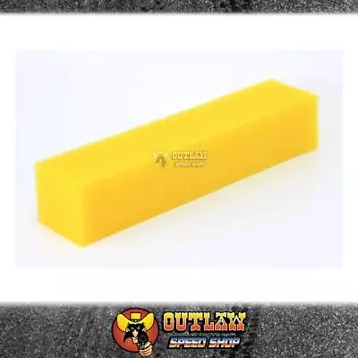 Aeroflow Fuel Cell Safety Foam 18  X 4  X 3.5  Yellow E85 Compatible - Af85-3005 • $26.90