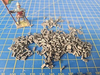 £8.99 • Buy 1400 1:48 Scale Grey Miniature Bricks - Wargaming Scenery, Diorama, Warhammer