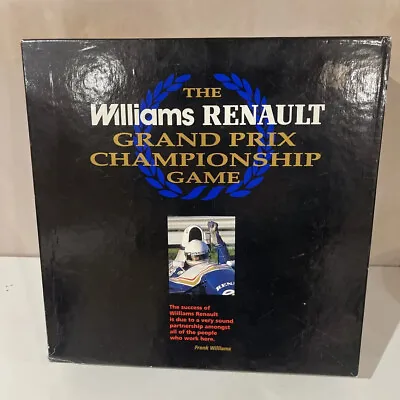 £12 • Buy Williams Formula 1 Renault Grand Prix Championship Domark 1994 BoardGame