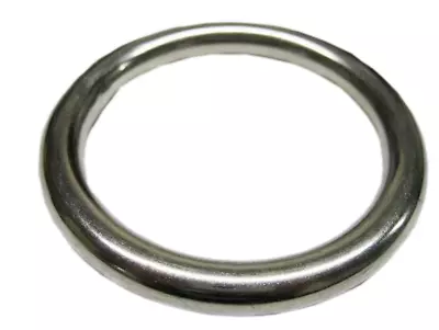 £2.15 • Buy STAINLESS STEEL ROUND O RING - WEBBING ROPE MOORING 6mm X 60mm Marine Boat