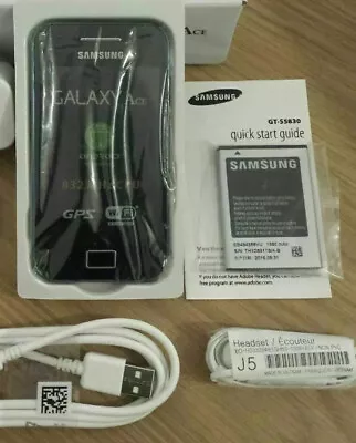 Brand NEW Samsung Galaxy Ace Black GT S5830i 3G Unlocked Android Classic Smartph • £39.99