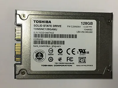 Toshiba 1.8  128GB MicroSATA SATA III Internal SSD THNSNC128GAMJ FOR Thinkpad • $29.99