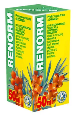 Renorm 50ml Herbal Treatment Ulcer Of Stomach Gastritis Heartburn Acid Reflux • £9.95