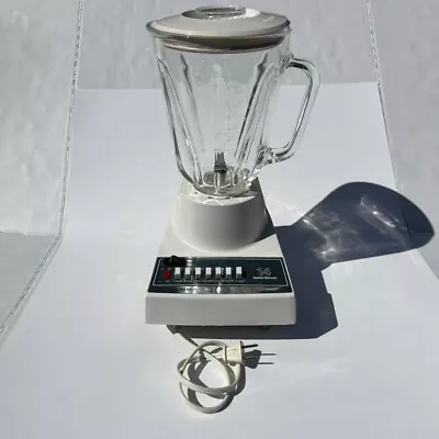 Vintage Hamilton Beach 14 Speed Blender 651-5 Glass Jar 40oz Cap - Tested • $14.99