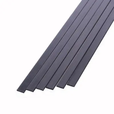 5x 5mm X 1mm X 1000mm Pultruded Carbon Fibre Strips (S51) • £19.75