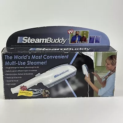  SteamBuddy Multi-use Clothing Steamer  As Seen On TV  W/Original Box • $8.99