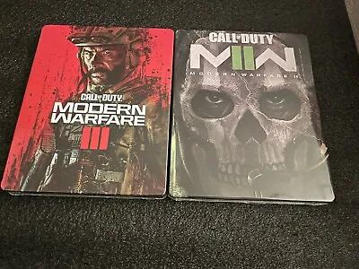 Call Of Duty Modern Warfare 2 & 3 CustomMade G2 Steelbook Case PS/XBOX (NO GAME) • $50.83