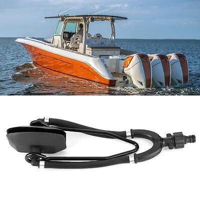 $41.49 • Buy Rectangular Outboard Motor Water Flush Boat Ear Muff Engine Flusher Steel Alloy
