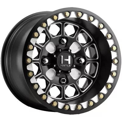 Hostile UTV H325 Pismo Beadlock 15x7 4x137 +13mm Black/Milled Wheel Rim 15  Inch • $334.99