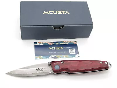 Mcusta Seki Japan Tsuchi MC-78D Staminawood VG-10 Damascus Folding Pocket Knife • $168