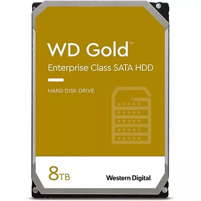 Western Digital 8TB 3.5  WD Gold Enterprise Class SATA HDD Internal Hard Drive • $507.94