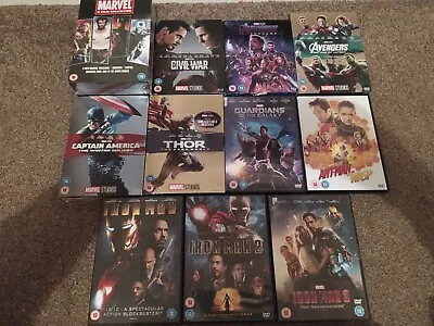 Blu Ray & Dvd Marvel Bundle Mostly Sealed Boxset Some Collector's Slip Sleeves • £12.99