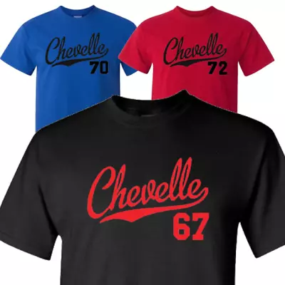 Father's Day Chevelle T-shirt American Muscle Car Custom Year Added • $13.99