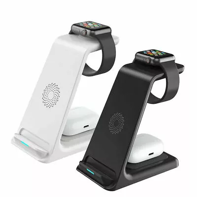 $22.99 • Buy 3in1 15W  Wireless Charger Dock Charging Stand For Apple Watch IPhone 14 12 XS