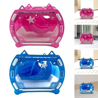 Hamster Cage Hamster Cage Travel Carrier Pouch Hamster Mouse Cage Pet Travel • £10.76