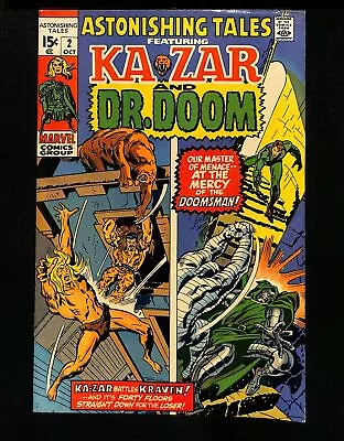 Astonishing Tales #2 Ka-Zar Doctor Doom! Marvel 1970 • $0.99