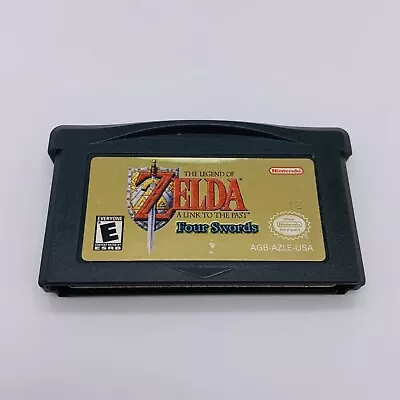 Legend Of Zelda: A Link To The Past 4 Swords GBA 2002 Authentic Cart Only Tested • $43.97