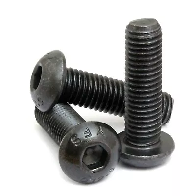 M4-0.70 X 8mm Button Head Socket Cap Screws 12.9 Alloy Steel W/ Black Oxide • $5.25