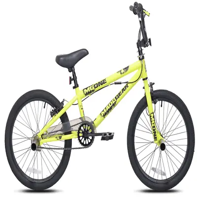 Boys 20 Inch Pro Stunt Bike Freestyle BMX Extreme Action Sport Bicycle Yellow In • $135.12